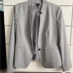 Ann Taylor Light Gray Suit Jacket